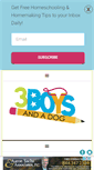 Mobile Screenshot of 3boysandadog.com